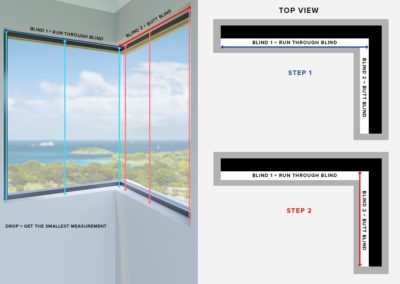 measuring corner window